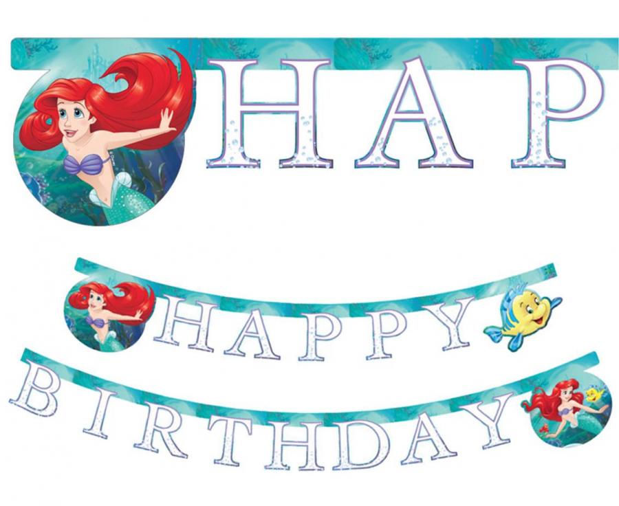 Banner Happy Birthday Ariel Curious