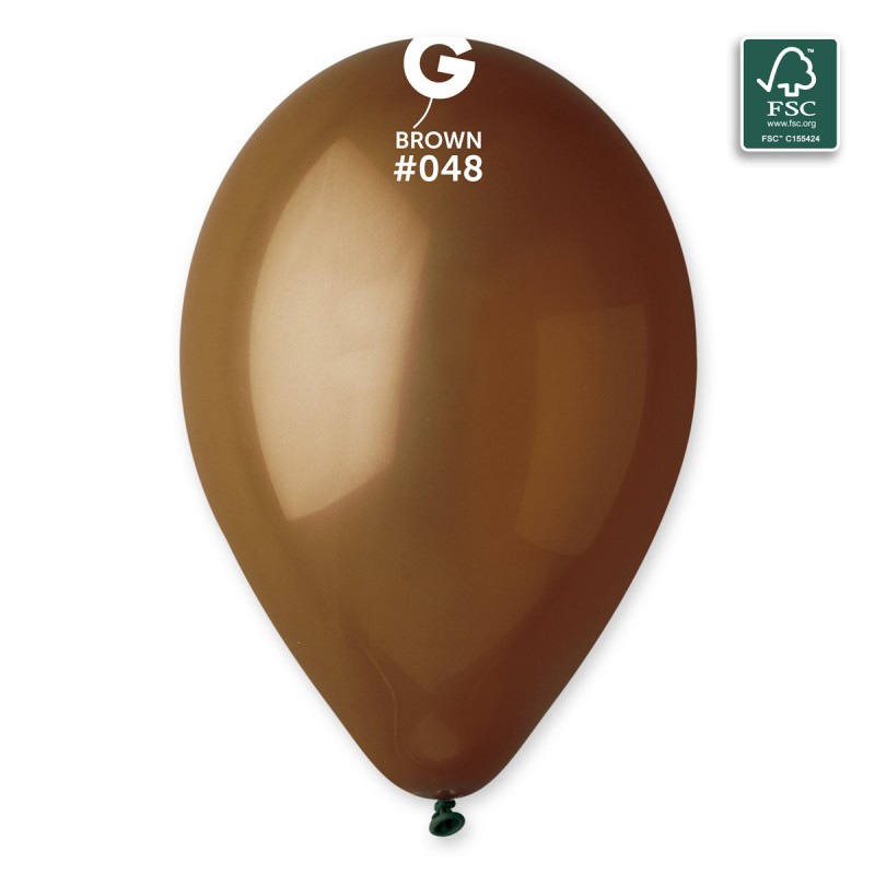 Μπαλόνι Latex Καφέ (Gemar #048)