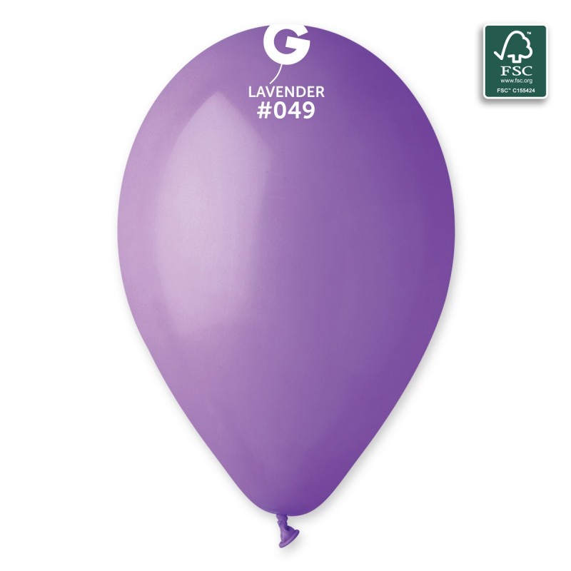 Μπαλόνι Latex Μωβ / Λεβάντα (Gemar #049)