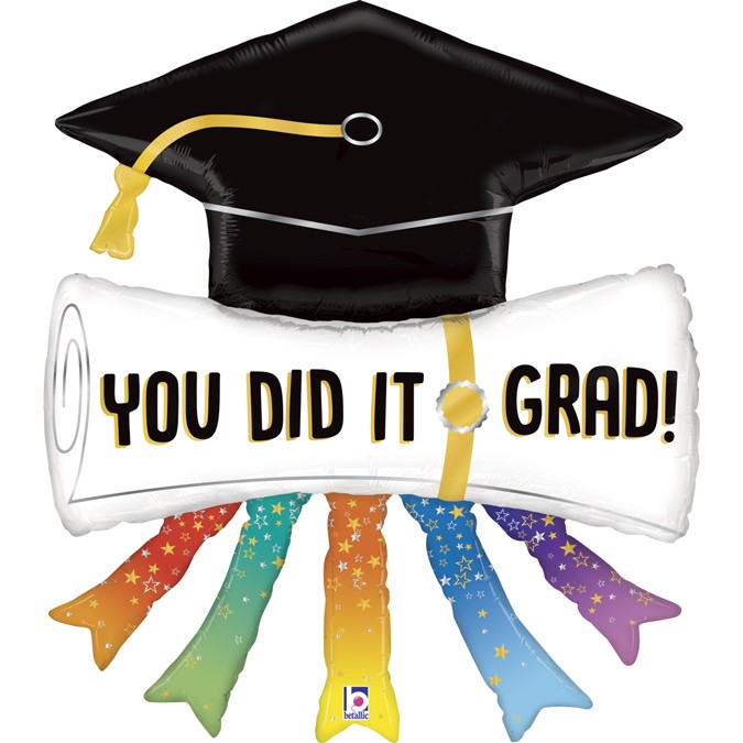 Μπαλόνι Foil 44″ Πτυχίο “You Did it Grad”