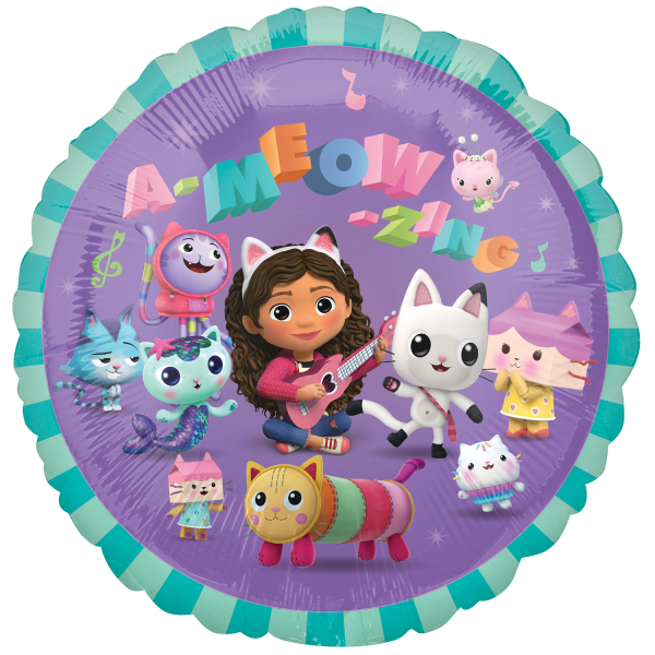 Μπαλόνι Foil 18″ Gabby’s Dollhouse A-meow-zing
