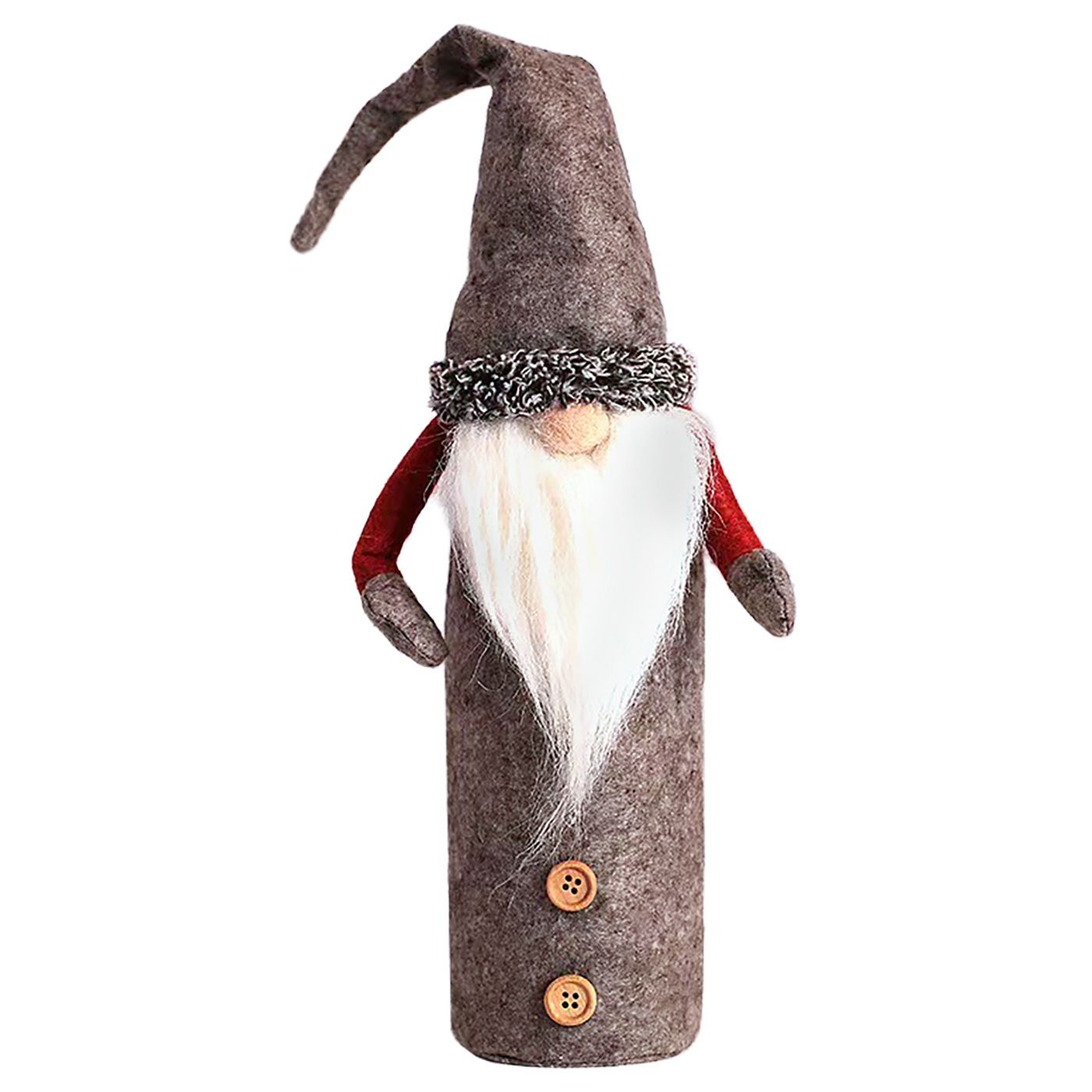 Θήκη Κρασιού με Άγιο Βασίλη Αποσπώμενο (1 τεμ)