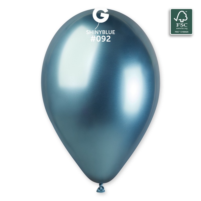 Μπαλόνι Latex Μεταλλικό Μπλε (Gemar #092)