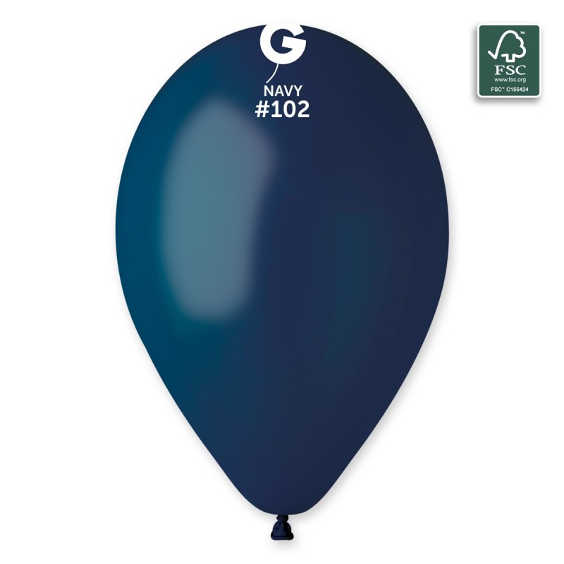 Μπαλόνι Latex Navy Blue (Gemar #102)