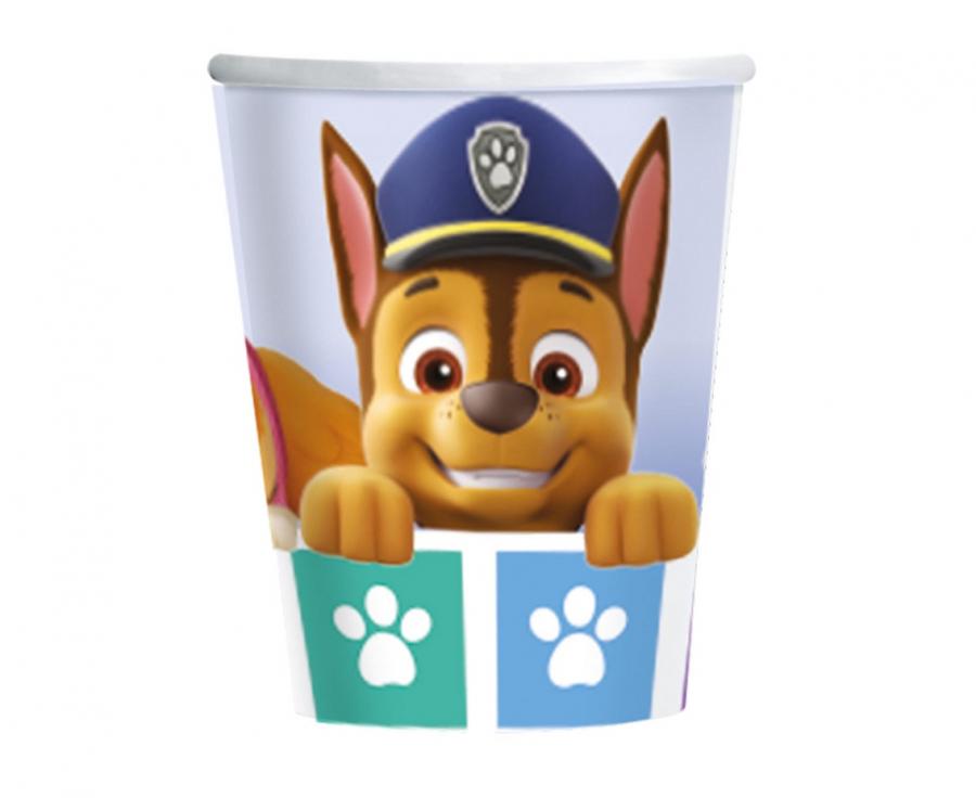 Χάρτινα Ποτηράκια Paw Patrol 250ml (8 τεμ)
