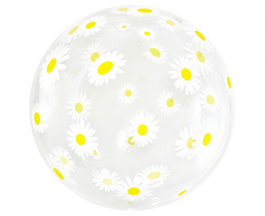 Μπαλόνι Bubble 20" Μαργαρίτες