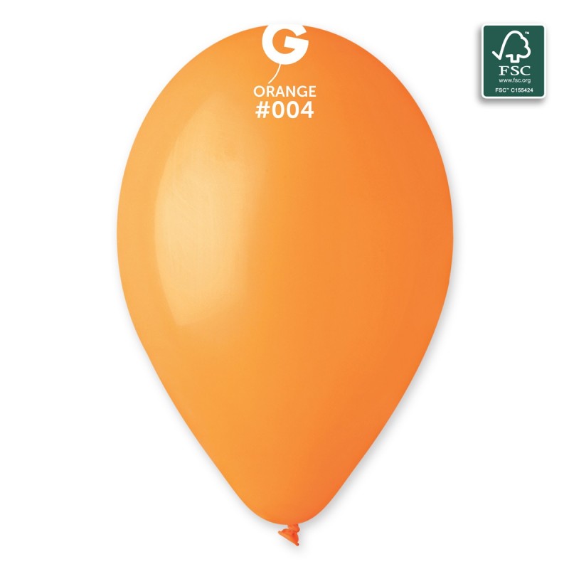 Μπαλόνι Latex Πορτοκαλί (Gemar #004)