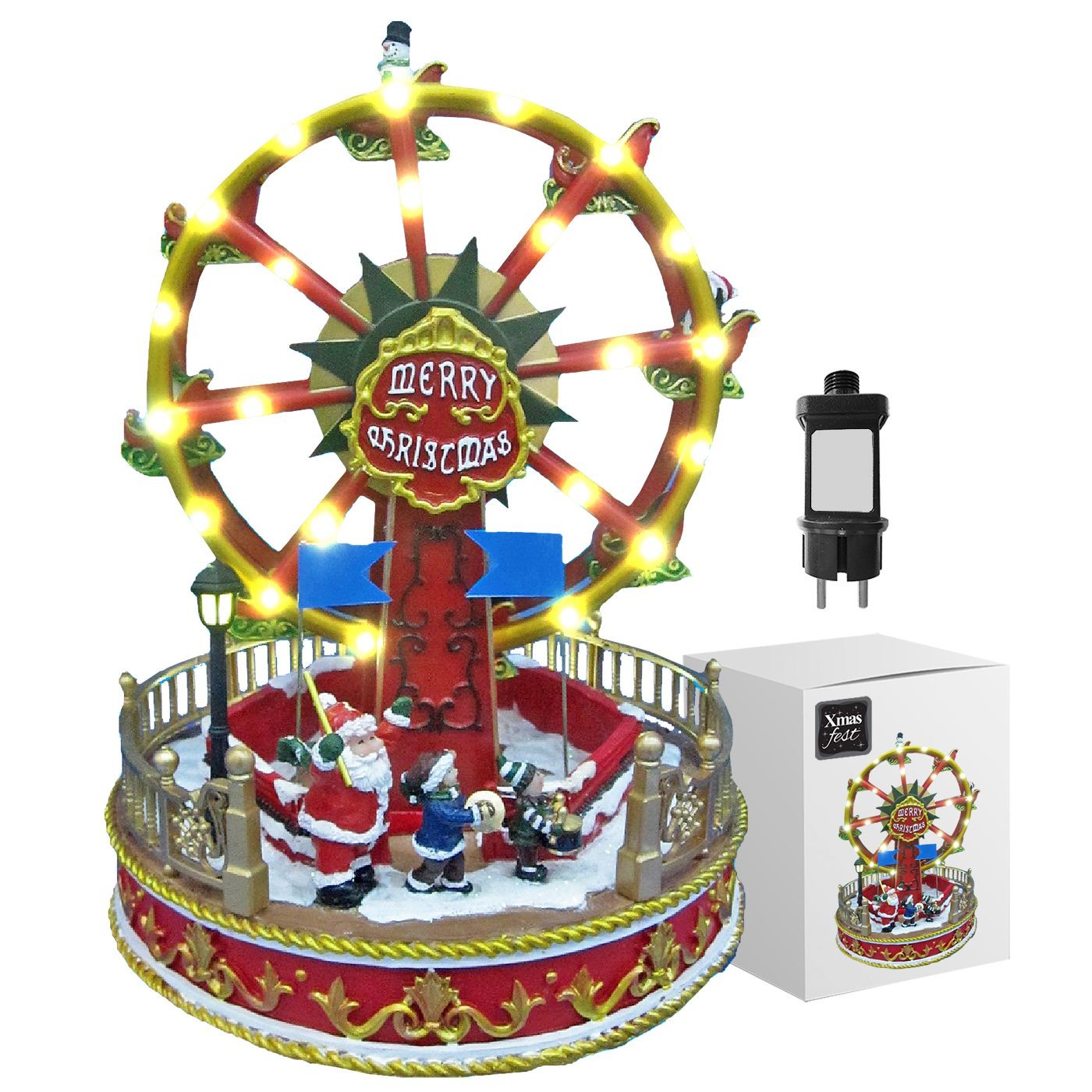 Παράσταση Xmas Ρόδα Λούνα Παρκ 30x22,5x22,5cm